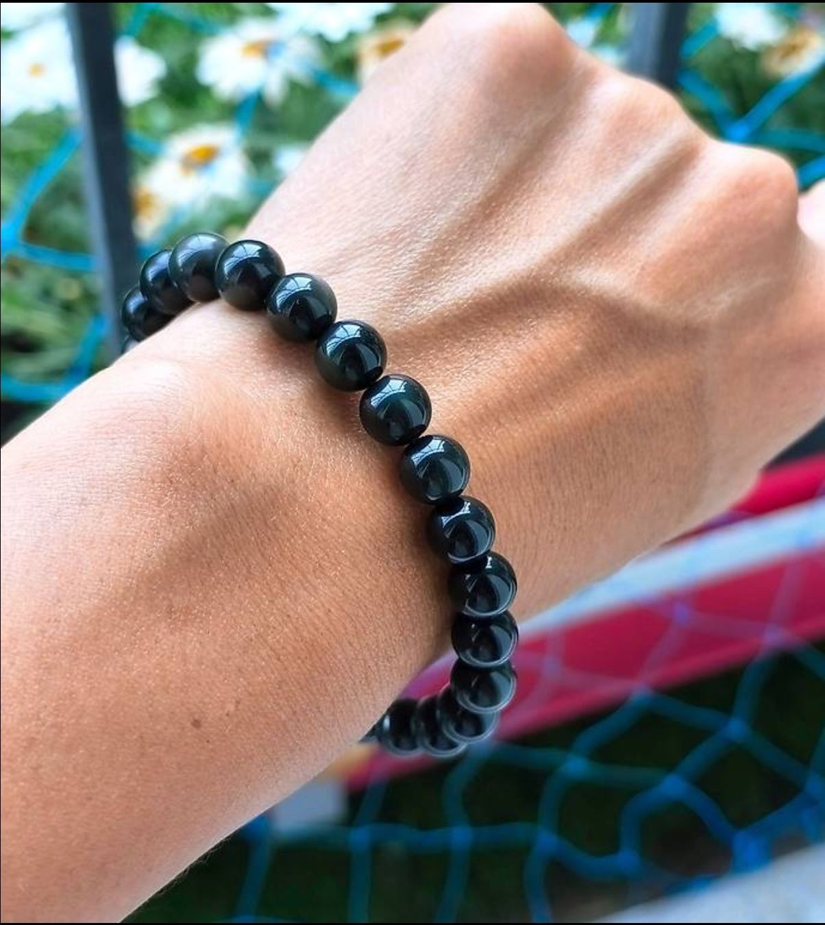 Bracciali & Braccialetti: Bracelet en Obsidienne œil Double 8mm – Nuovo (secondo la descrizione) da Ursy venduto da tan_8qdl 3