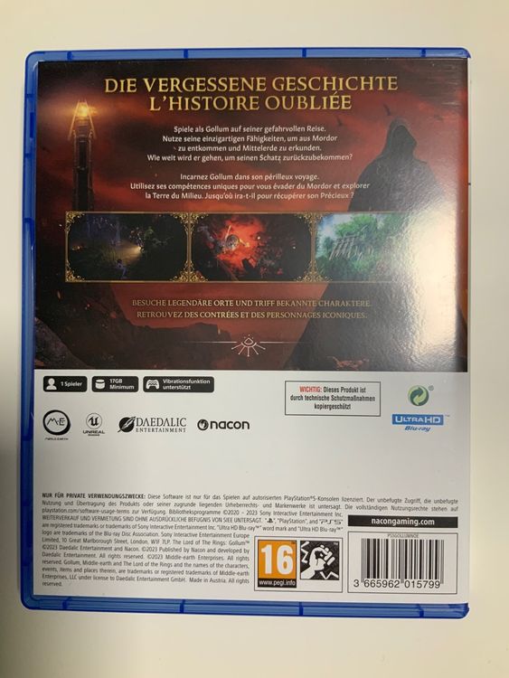 DER HERR DER RINGE GOLLUM PS5 Kaufen auf Ricardo