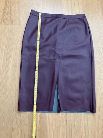 Damen Lederrock bordeaux Grösse 38 neuwertig