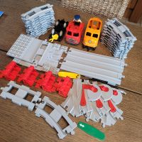 LEGO Duplo Eisenbahn Konvolut mit Push & Go Lok (Hub No. 5)