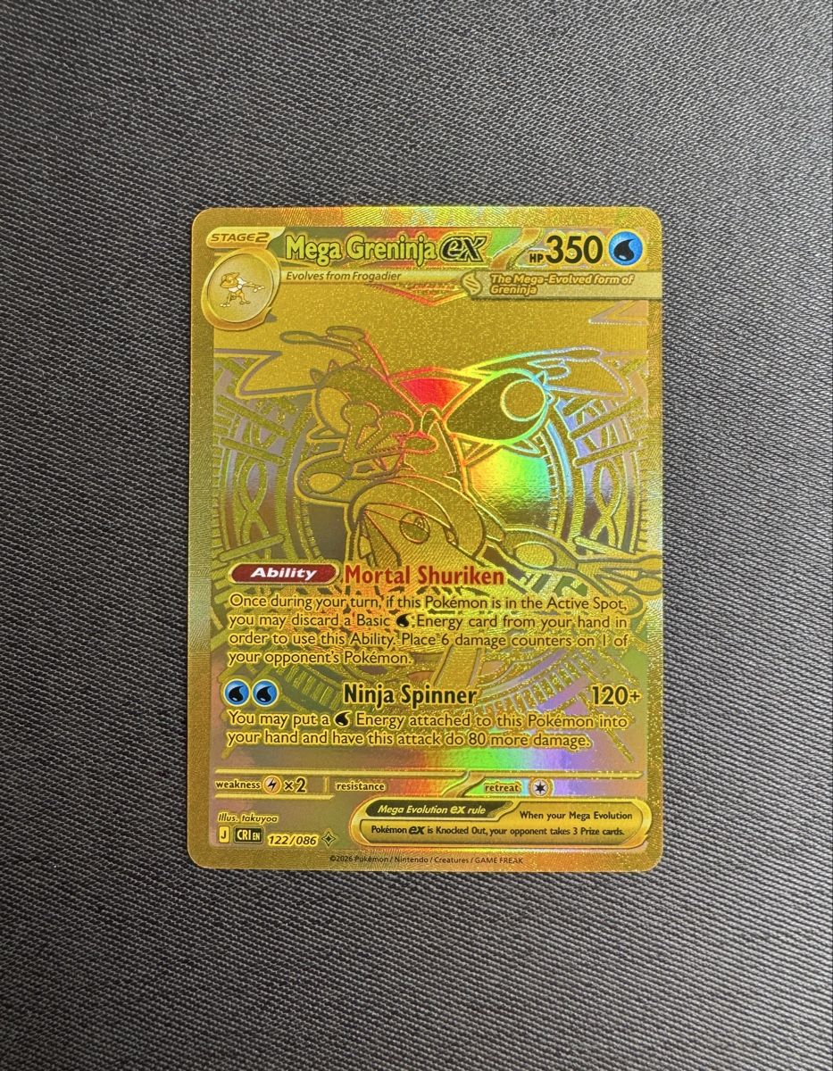 Pokémon Carte collezionabili: Mega Greninja ex (122/086) – Nuovo (secondo la descrizione) da Arbon venduto da LucaItaliano