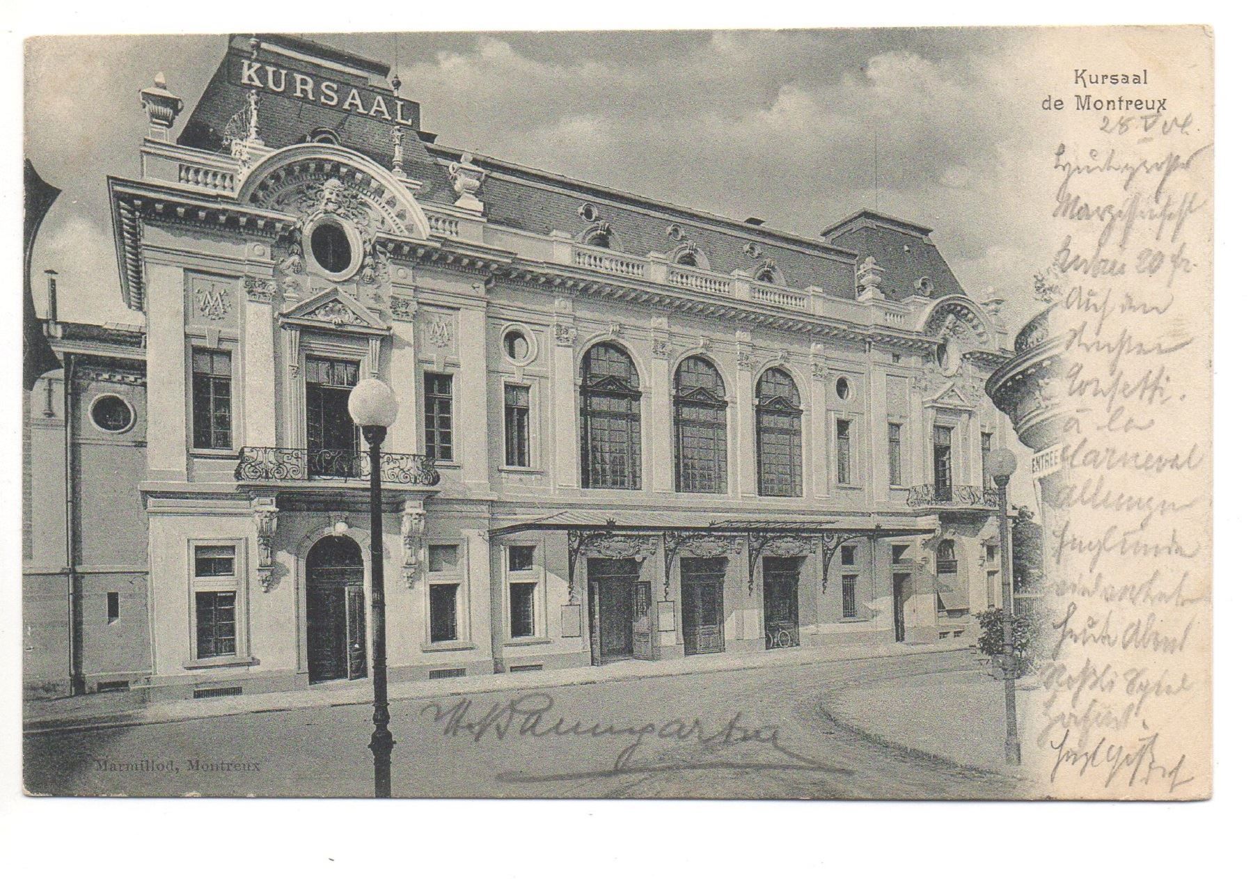 Cartes postales: MONTREUX Kursaal – D'occasion à Jona par philajona