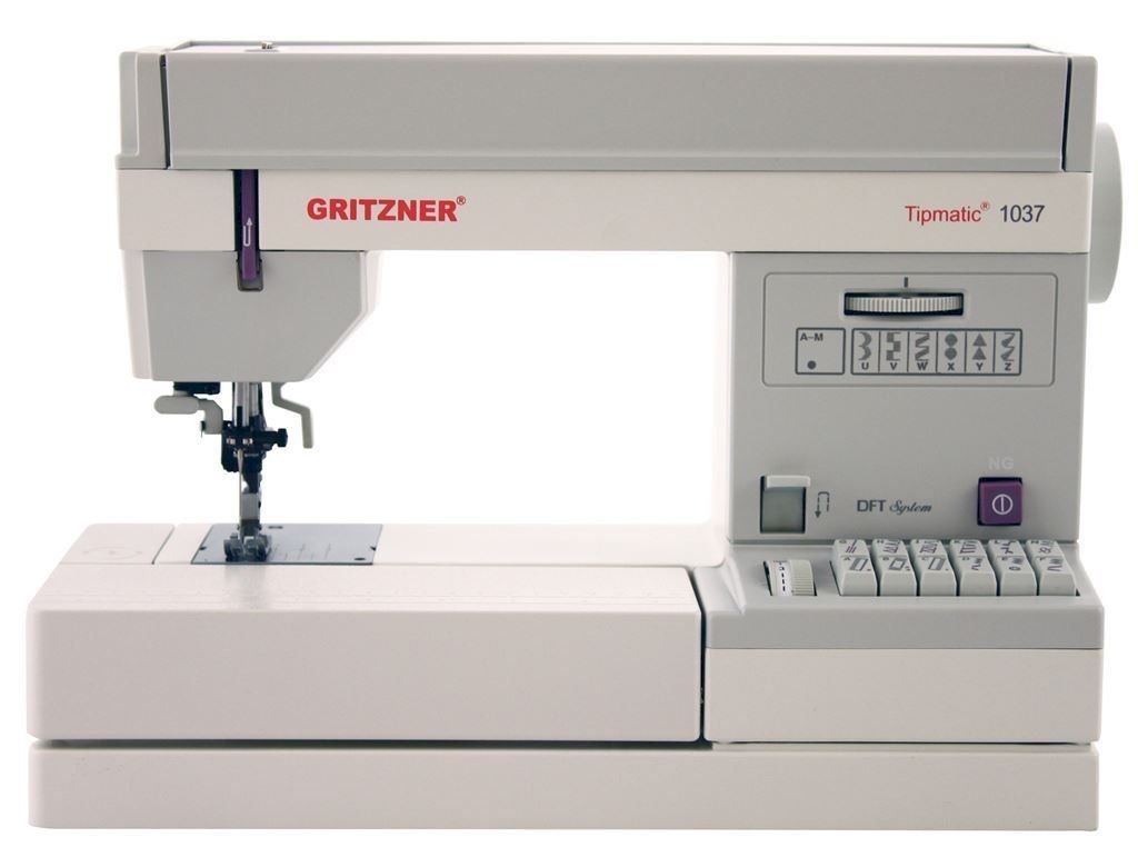 Macchine da cucire: Gritzner Tipmatic 1037 DFT mit Titan – Nuovo e nell'imballaggio originale da Bottighofen venduto da zaap
