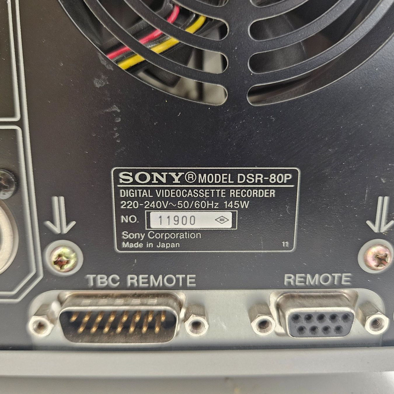 Registratori: SONY DSR-80P Minidv DV Player – Usato da Niederdorf venduto da LeptonAG 6