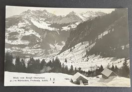 Blick vom Bergli Oberurnen gegen Mürtschen, Frohnalp, Schilt