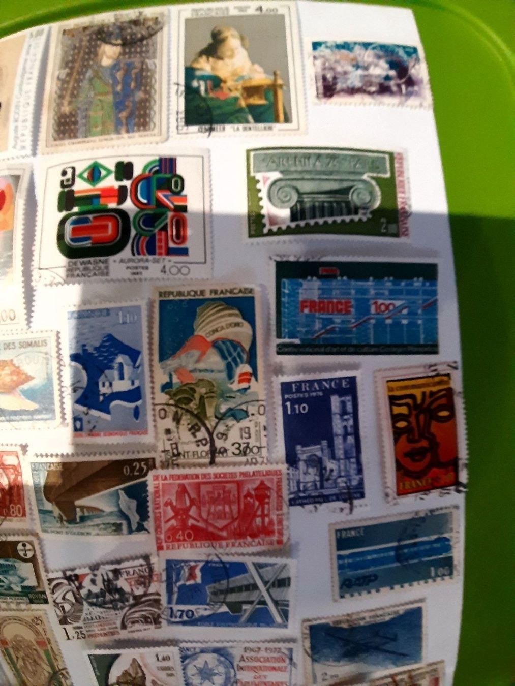Tutti i francobolli: 39 timbres france – Usato da Le locle venduto da juliensaran 1