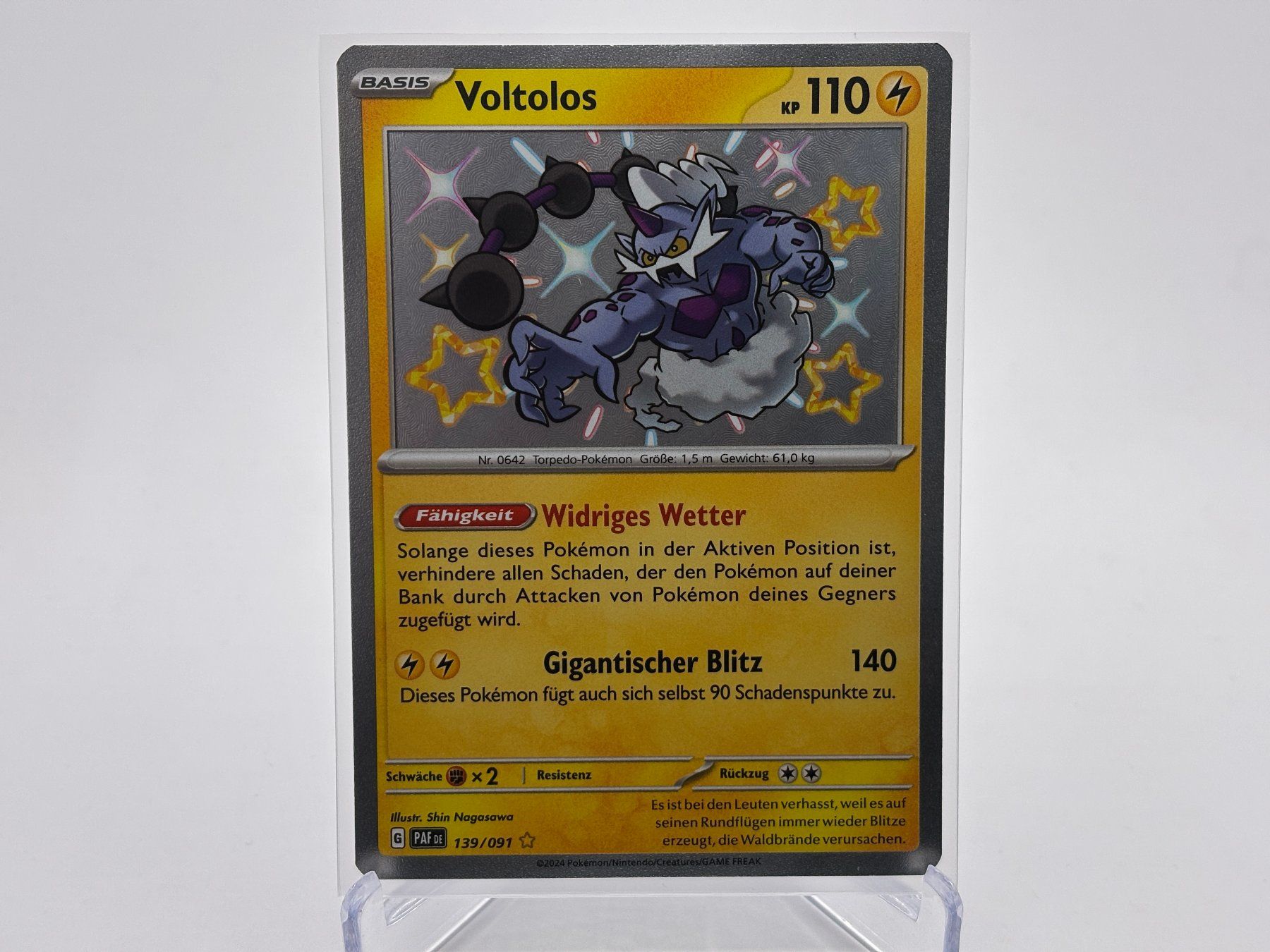 Pokémon Carte collezionabili: Paldeas Schicksale - Voltolos  (PAF 139) - DE – Nuovo (secondo la descrizione) da Allschwil venduto da Bullach