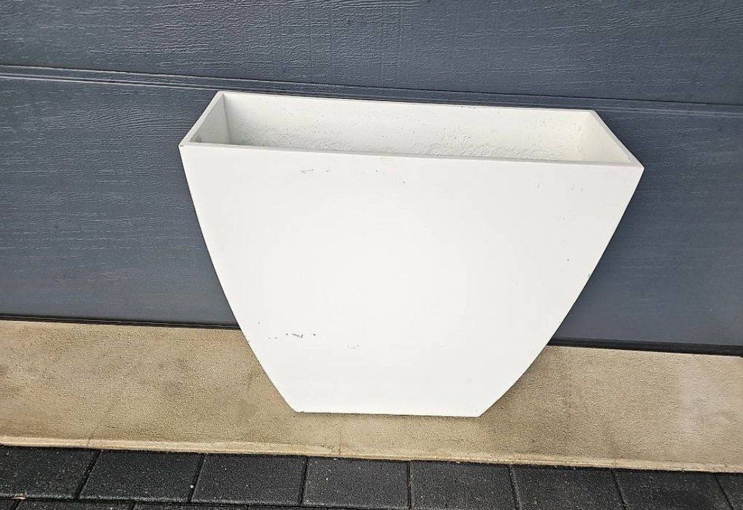 Vasi per fiori: Blumentopf Pflanztopf in weiss – Usato da Benken SG venduto da trix87 1