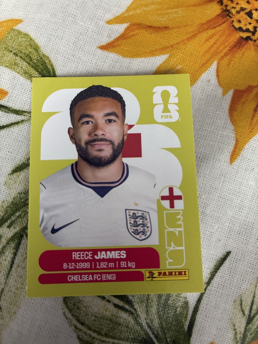 Panini Carte collezionabili: FIFA World Cup Sticker Reece James England Panini – Usato da Wettingen venduto da ric_xm6x