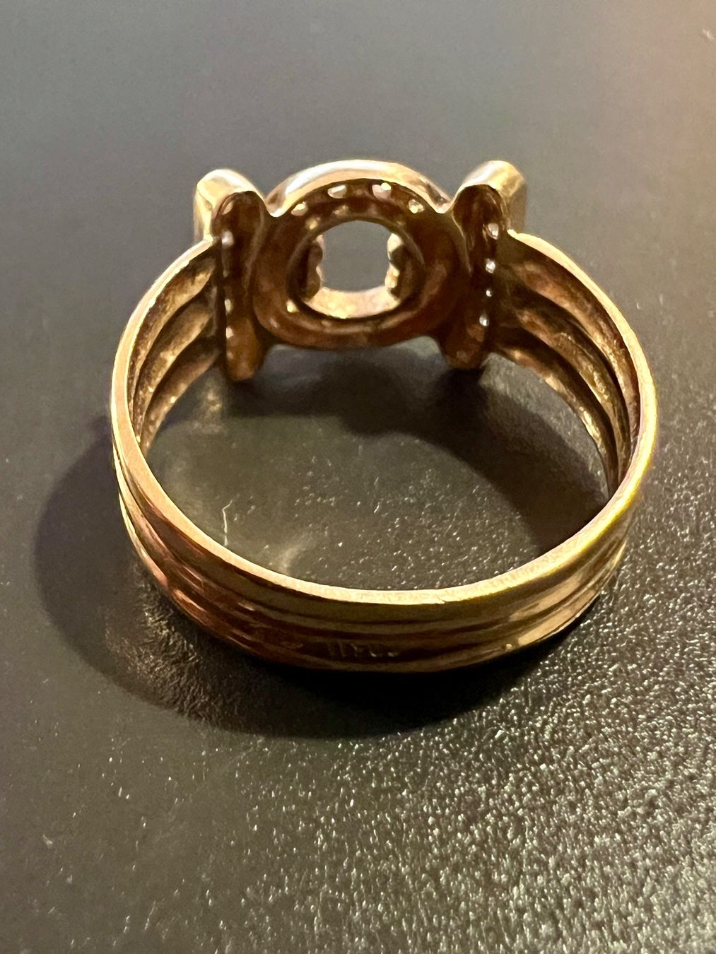 Anelli: Gold-Ring 18 K mit weissen Saphiren – Usato da Chur venduto da Penting1935 7