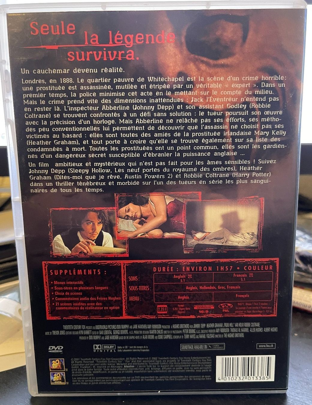 Tutti i DVDs: From Hell (2001) - DVD – Usato da Semsales venduto da __Florian__ 2