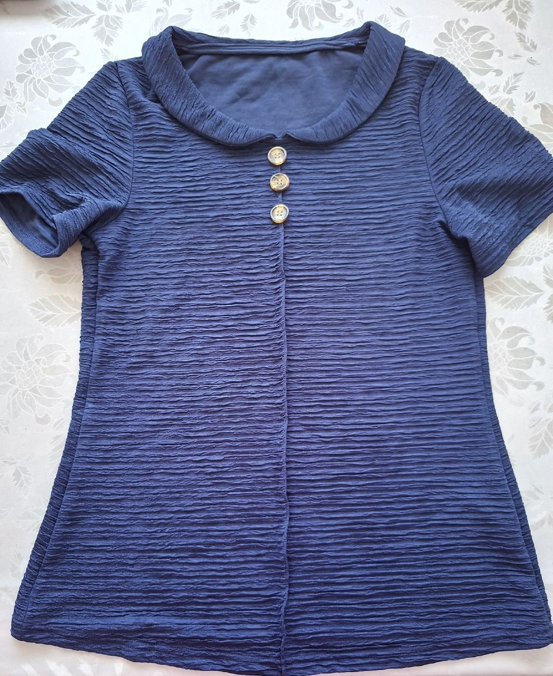 Camicette: Bluse mit Peter Pan Kragen – Nuovo e nell'imballaggio originale da Brügg BE venduto da Doris04