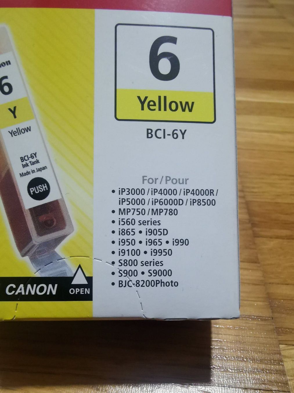 Canon Cartucce per stampanti & toner: Canon Drucker Patrone BCI-6Y Original – Nuovo e nell'imballaggio originale da Mollis venduto da Makedonce 2