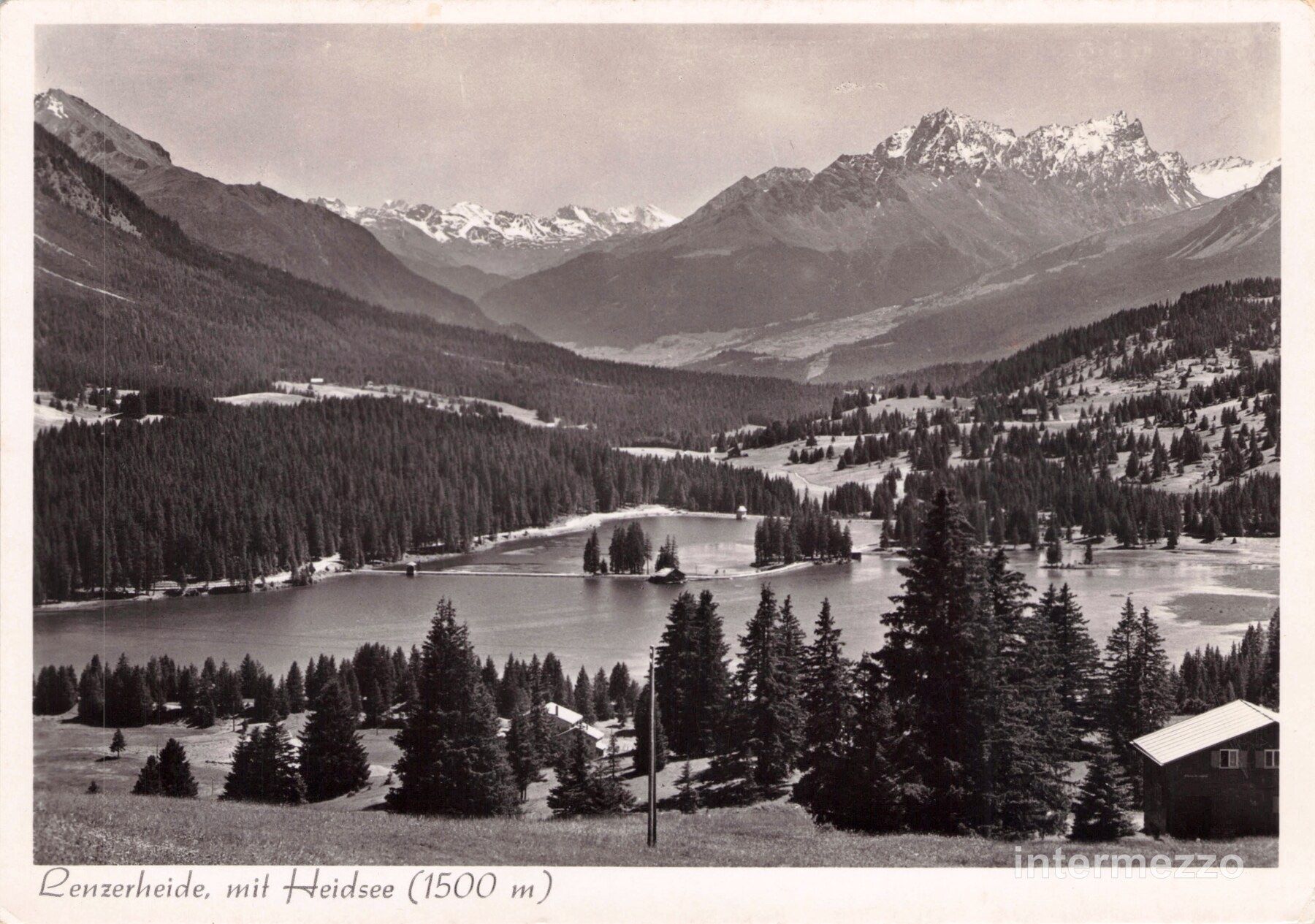 Cartoline postali: Lenzerheide GR // 1950 Heidsee – Usato da Basel venduto da intermezzo12