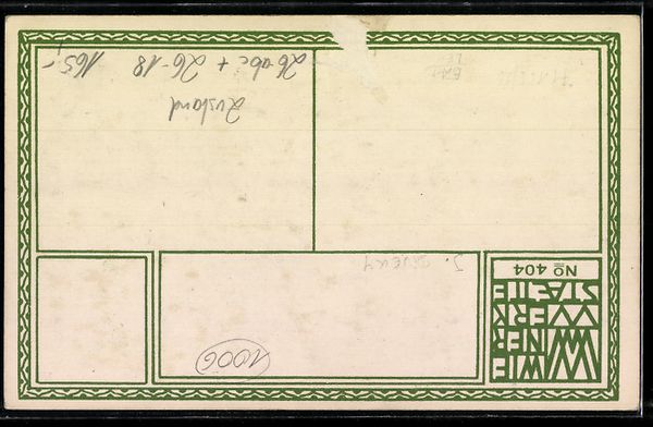 Cartoline postali: J. Diveky: Wiener Werkstätte Nr. 404, D – Usato da Berlin venduto da bartko-reher 1