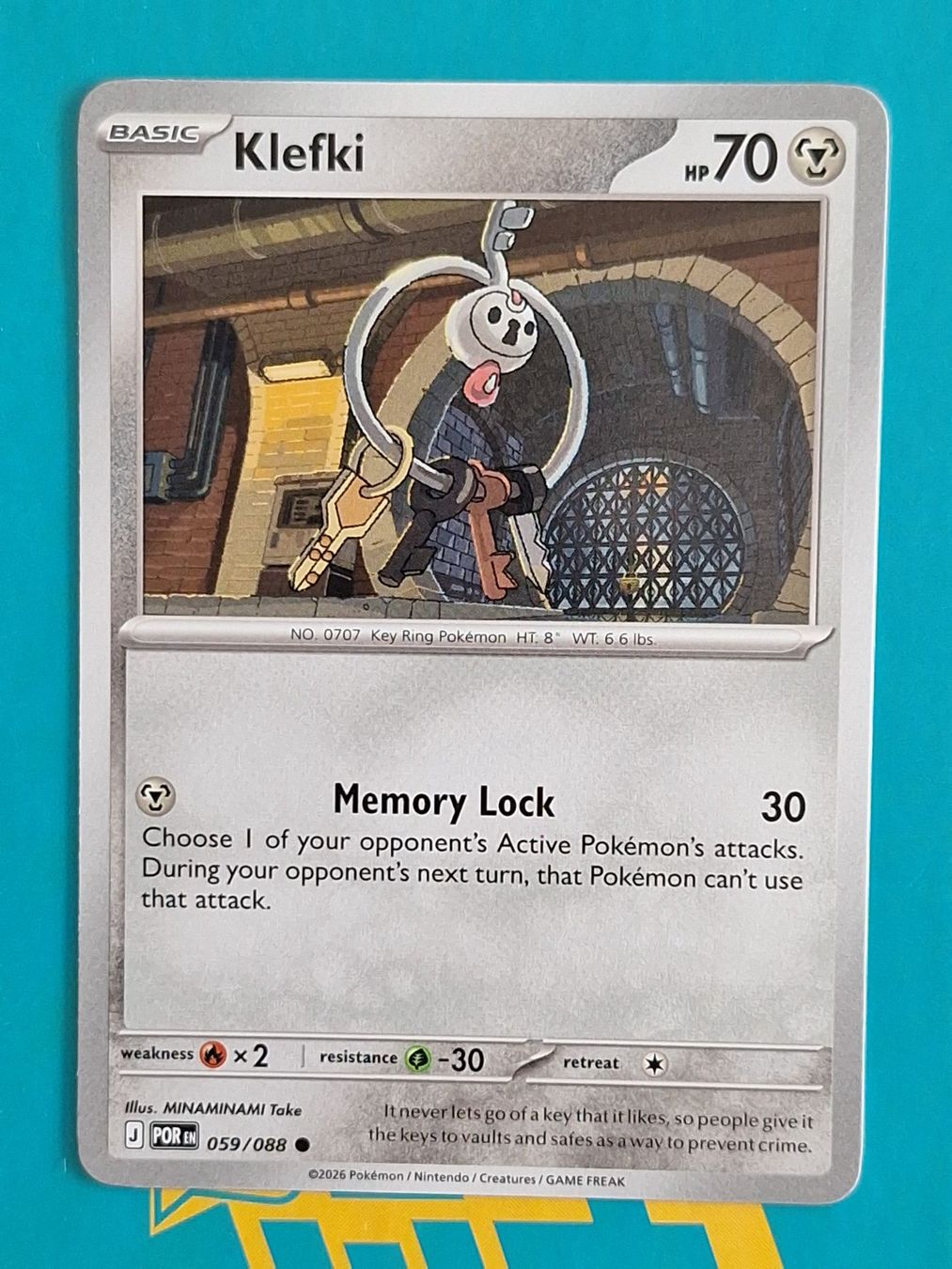 Pokémon Carte collezionabili: Klefki - Pokemon Perfect Order – Usato da Altstätten SG venduto da GGsGameshop