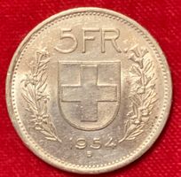 5 Francs Suisse 🇨🇭 1954