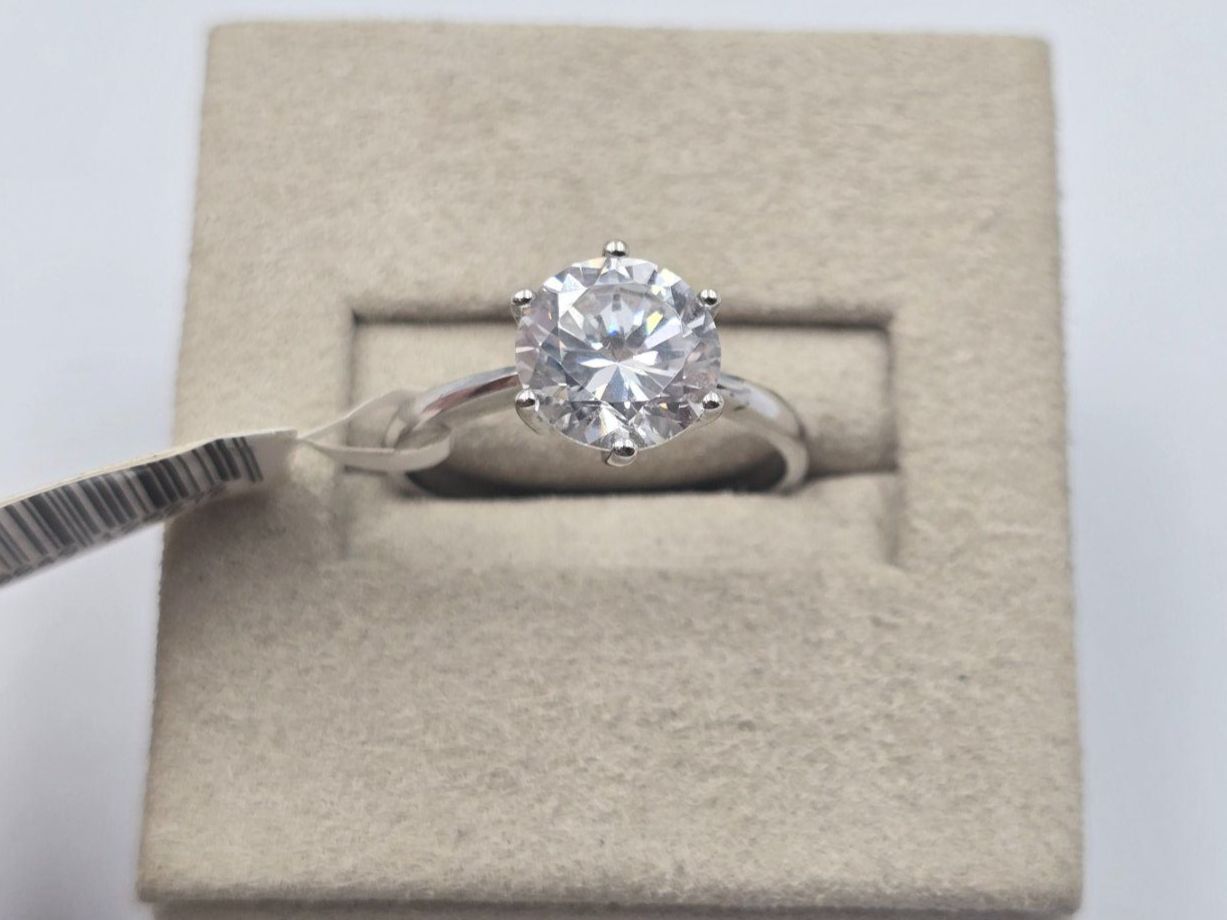 Anelli: Ring Silber 925 Zirkonia Gr. 54 – Nuovo e nell'imballaggio originale da Zug venduto da gold.schmuck