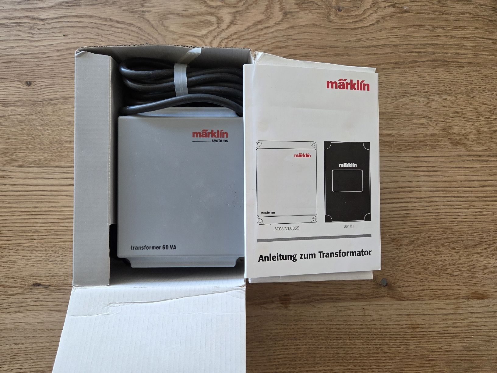 Märklin Modellini di ferrovie: Märklin Transformer 60 VA 60052 – Usato da Berikon venduto da TopLok1 1