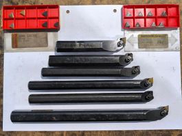 6x Drehstahl / Wendeplattenhalter inkl. Platten MP079