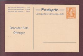 Carte postale pré-affranchie - HELVETIE - Roth Oftringen