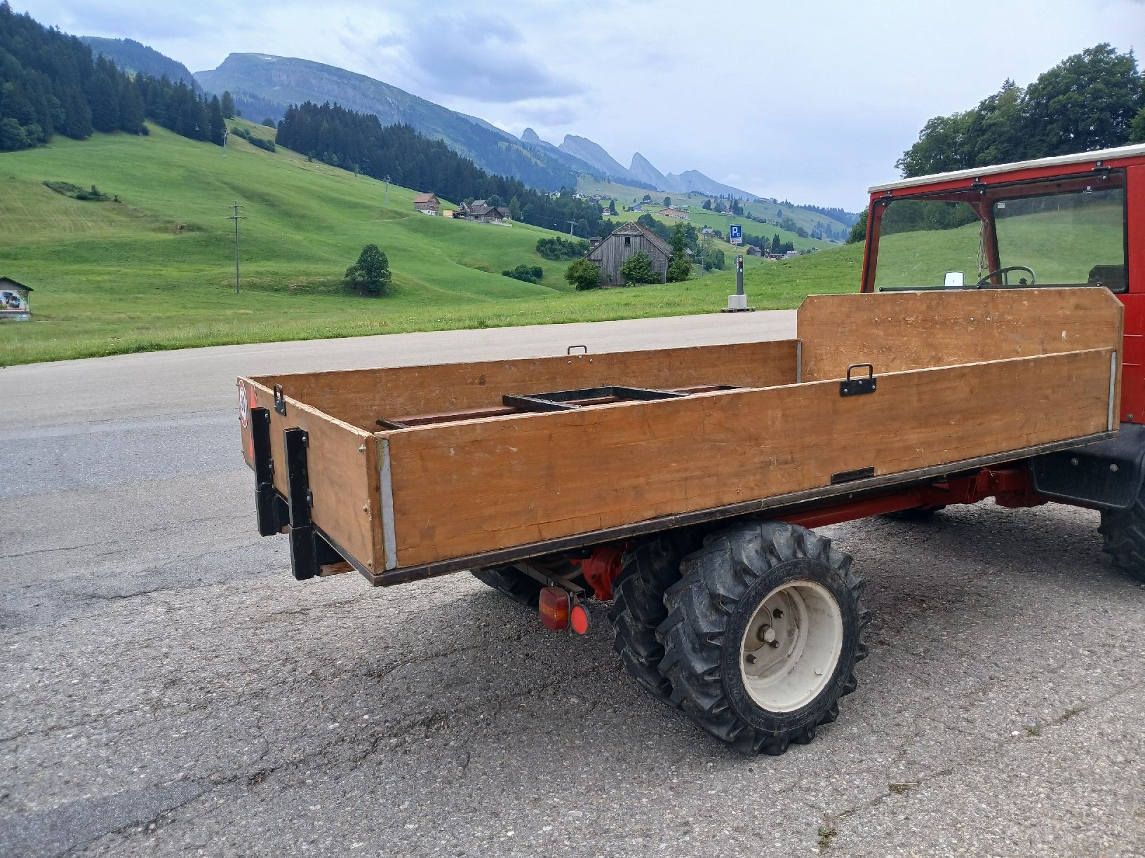 Aebi Autoribaltabili: Holzbrücke zu Aebi Transporter  – Usato da Wildhaus venduto da tad_7vbl 4