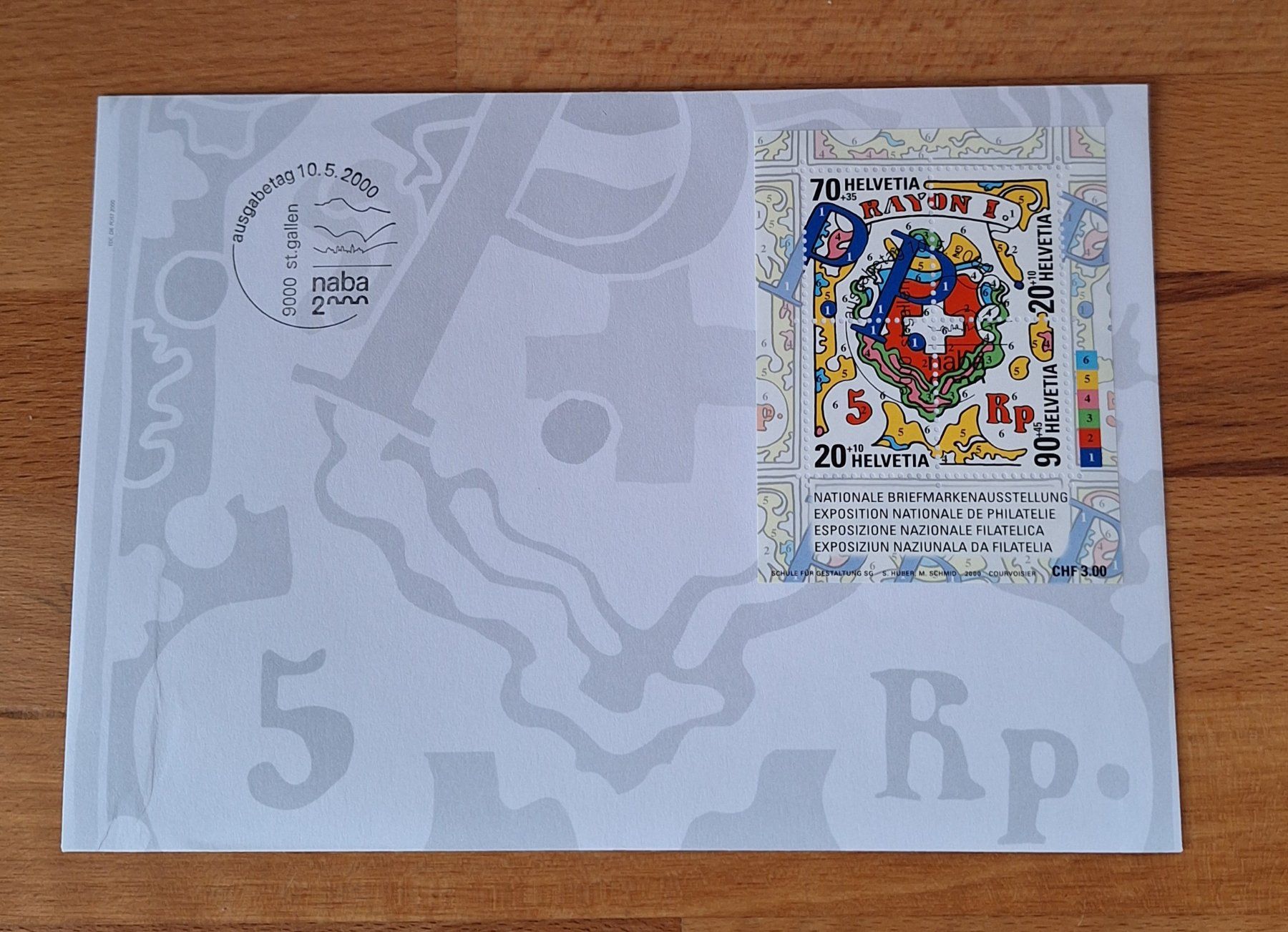 Couverts & Versandtaschen: CH 2000 Naba II 2000 St.Gallen – Neu (gemäss Beschreibung) aus Wettingen von Egro2