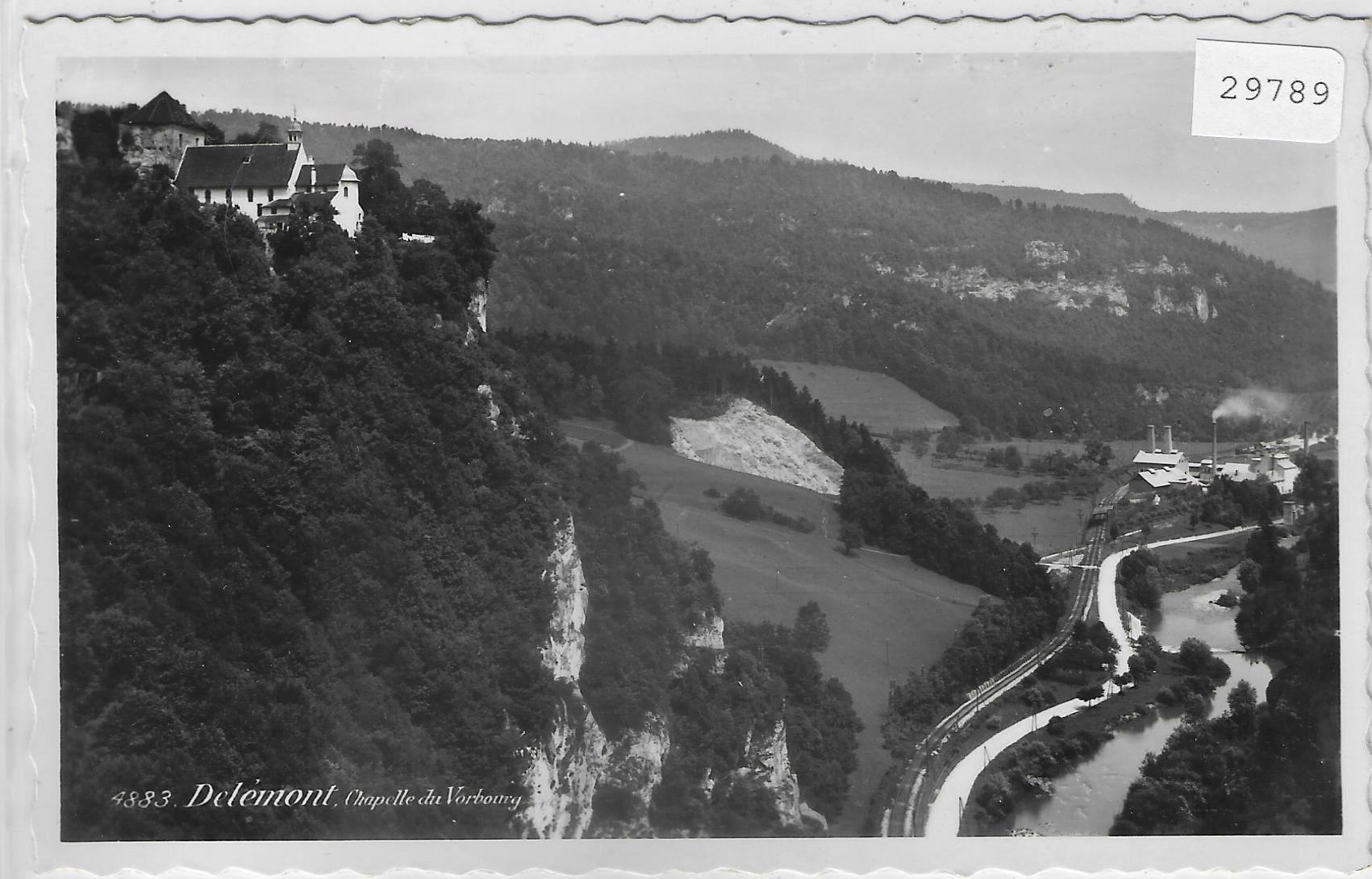 Cartoline postali: Delemont - Chapelle du Vorbourg – Usato da Ettingen venduto da Kartenplanet