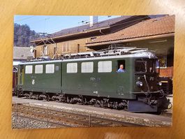 Postkarte RhB Elektrische Lokomotive Ge 6/6 701 Raetia