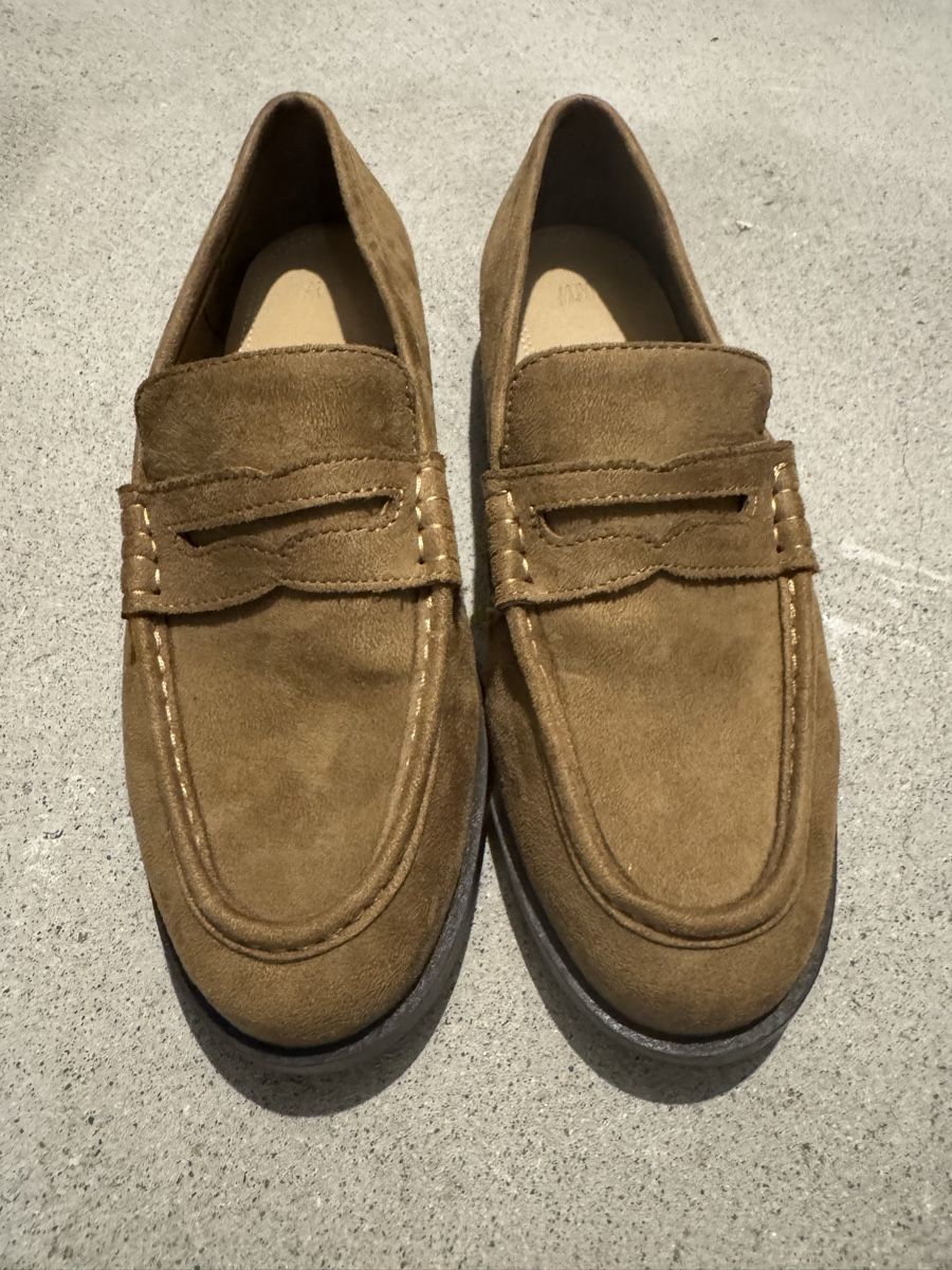 Scarpe da donna: Loafers in Wildlederoptik in hellbraun – Nuovo e nell'imballaggio originale da Rümlang venduto da G_Rohrer