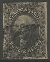 Timbre de 1851 ( United States / Georges Washington )