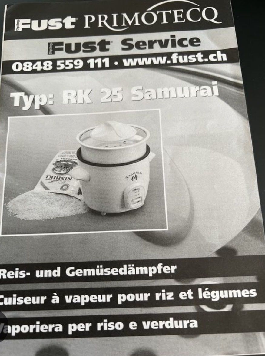 Küchengeräte: Samurai Reiskocher / Gemüsedämpfer – Neu (gemäss Beschreibung) aus Basel von maulwurf012 1