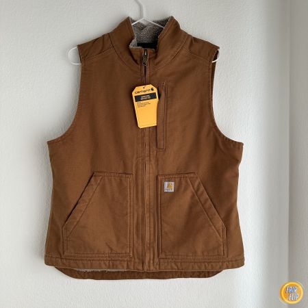 Carhartt Damen Washed Duck Sherpa Lined Weste Gr. M *NEU*