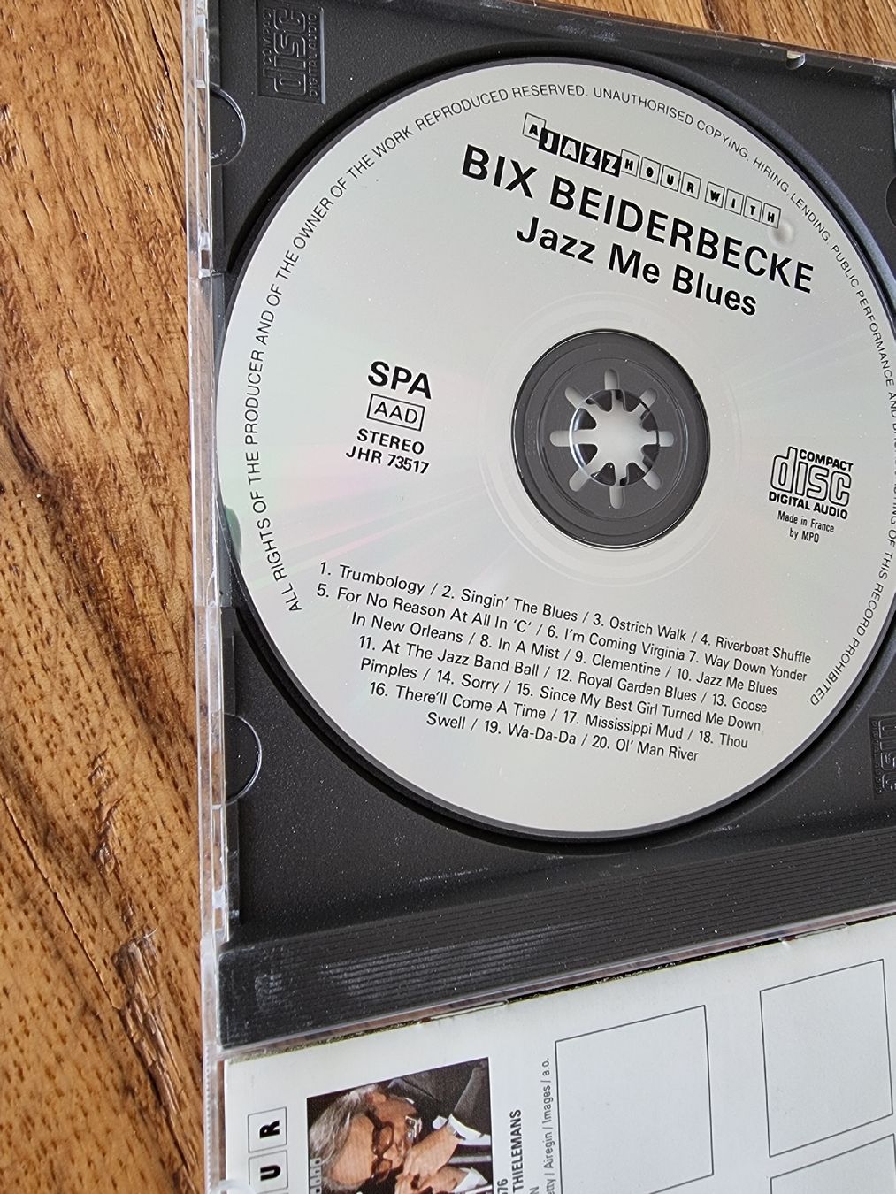 CD: BIX BEIDERBECKE JAZZ ME BLUES – Usato da Zofingen venduto da Tinpan 1