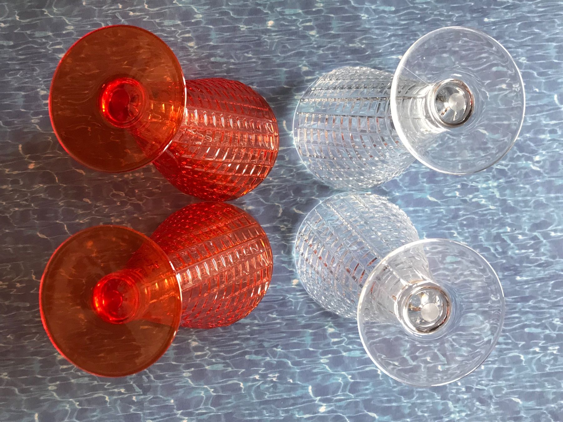 Bicchieri: Glas KUNSTSTOFF Becher Eisbecher Coupeglas Camping 4Stk – Usato da Däniken SO venduto da allerlei54 9