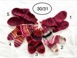 handgestrickte Socken, 30/31