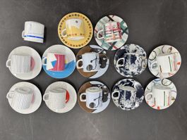 Kaffeetassen Set Pfister Design bunt 12-teilig