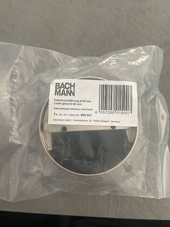 Cavi: Kabeldurchführung 8cm Bachmann – Nuovo e nell'imballaggio originale da Mauren venduto da melam01