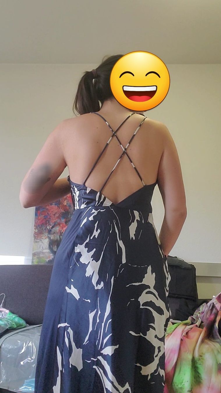 Asos Vestiti: Navy Floral maxi dress – Nuovo e nell'imballaggio originale da Genève venduto da lucianartm 4