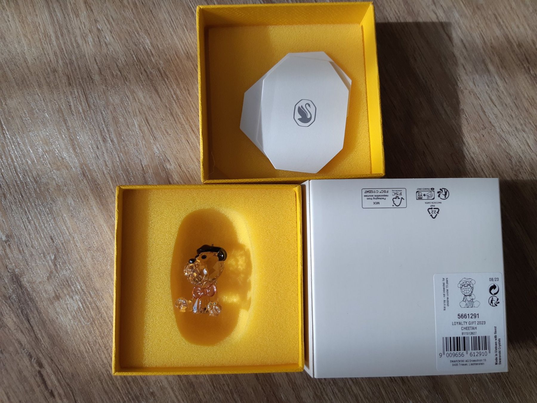 Swarovski Statuette: Swarovski Gepard Cheetah Loyalty 2023 – Nuovo e nell'imballaggio originale da Thierachern venduto da Shila99
