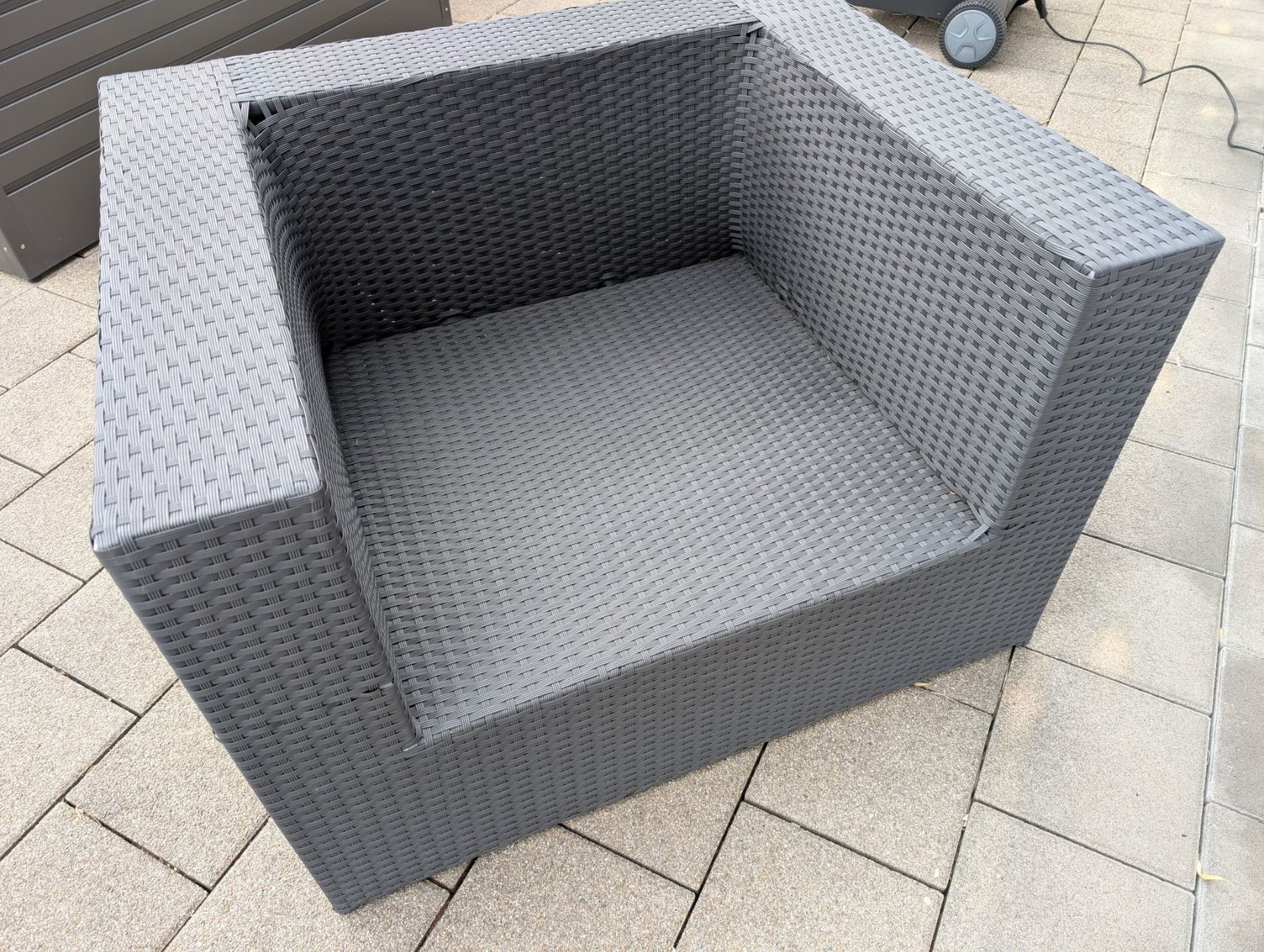 Fauteuils: Polyrattan Sessel anthrazit – D'occasion à Bremgarten b. Bern par qualivendor 2