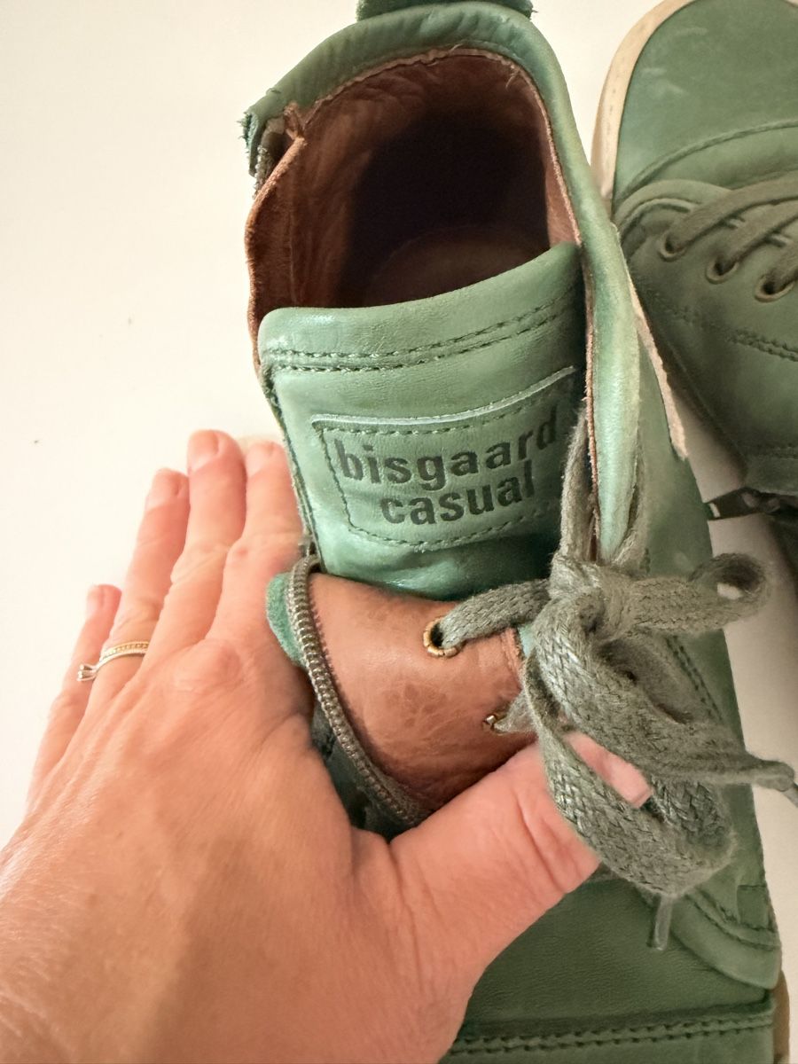 Bisgaard Chaussures hommes: Bisgaard Halbschuhe Leder, Gr. 38, grün – D'occasion à Näfels par Triibholz 3