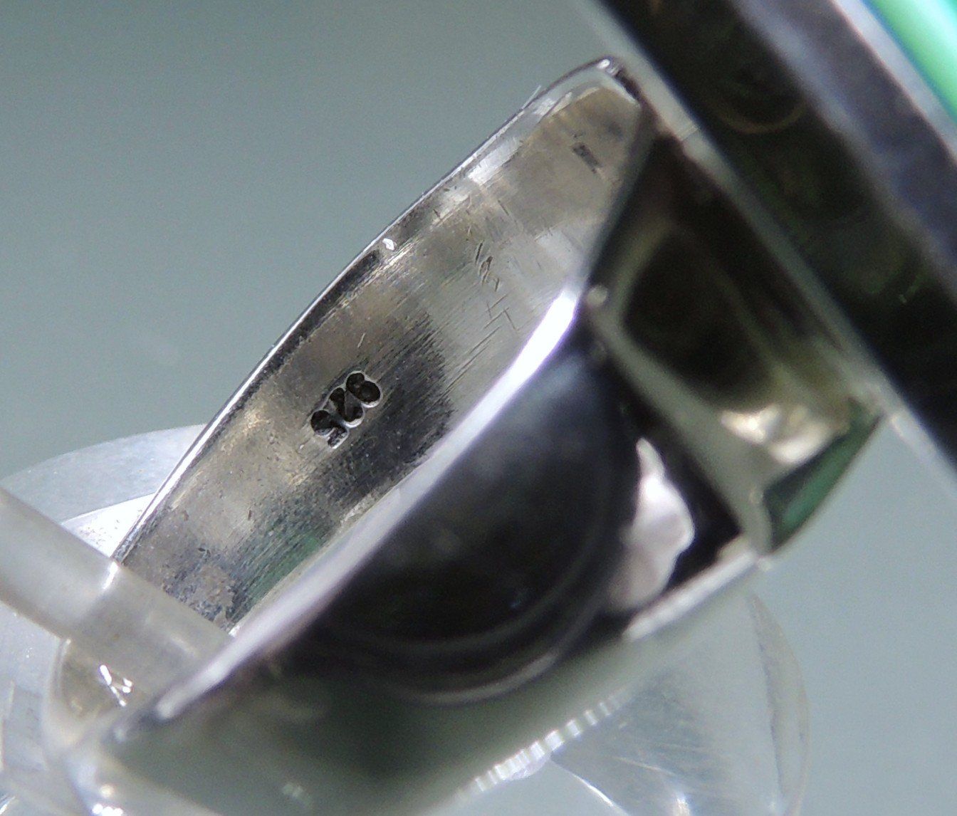 Bagues: Malachit Silber 925 Fingerring – Neuf avec emballage d'origine à Waldenburg par schaller707 3