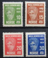 Norwegen Kat. 150-153 * 1929 Kat. 15 Euro
