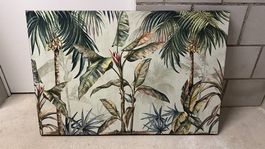 Grosses Leinwandbild «Tropical Jungle»  Palmen, Keilrahmen
