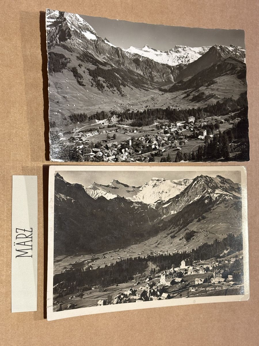 Cartoline postali: 2 AK von Adelboden – Usato da Rümlang venduto da Kartenpost1