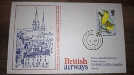 British Airways Birmingham - Zürich 01.04 1980