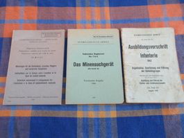 3 Reglemente der 1940er Jahren der Schweizer Armee