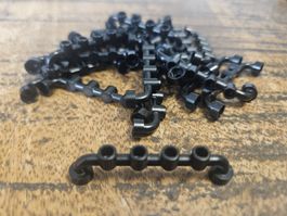 lego 6140 lot de 20 pièces Black Bar 1 x 6 with Hollow Studs