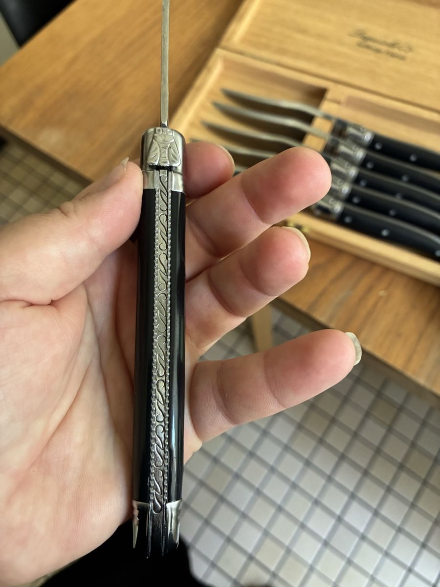 Laguiole Messer: Lot de couteaux Laguiole  – Neu (gemäss Beschreibung) aus Onex von nonoemi06 4